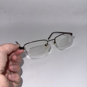 Harley Davidson HD271 BRN Brown Semi Rim Optical Eyeglasses Frame 53-21-145